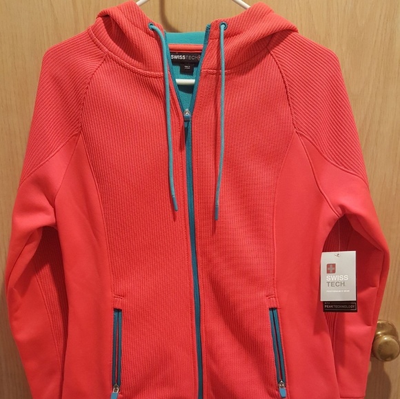 New Swiss Tech Sport Hoodie, Sz S/CH - Picture 1 of 7